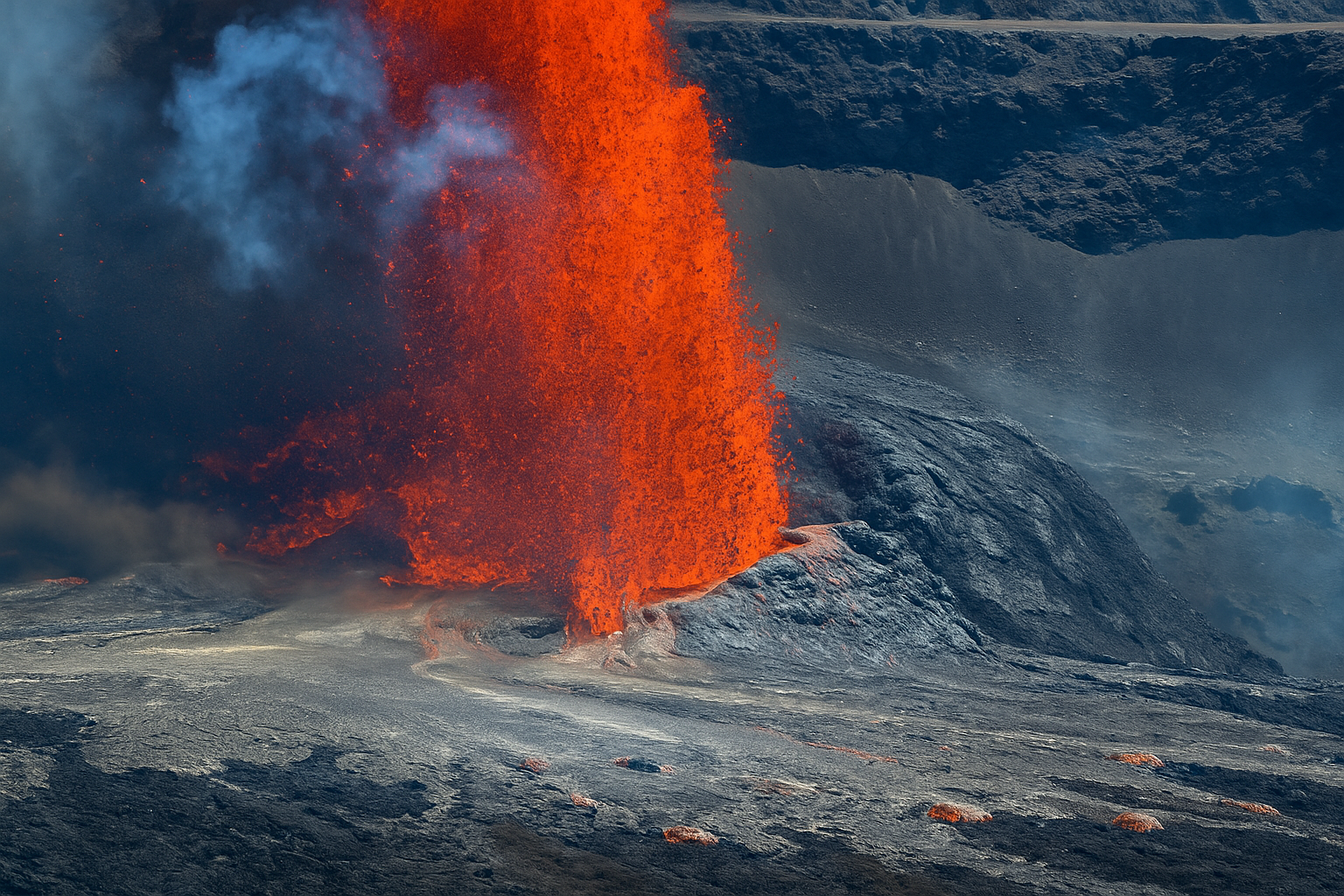 Volkanik kayalarda saklı hazine ortaya çıktı