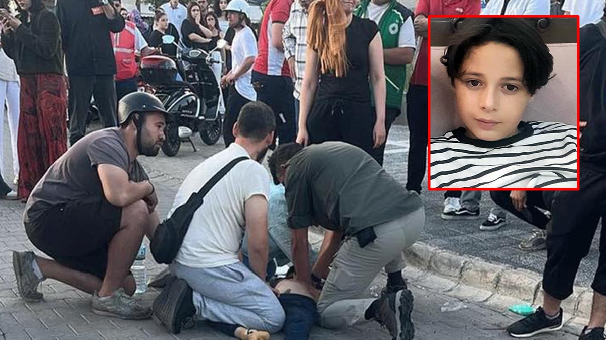 Motosikletin çarptığı çocuk yaşamını yitirdi