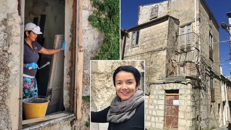 43 liraya aldığı metruk evi saraya çevirdi