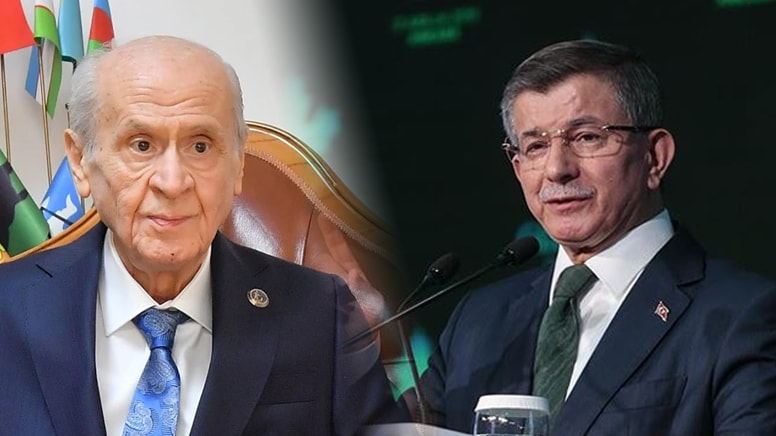 Davutoğlu, Bahçeli ile görüştü