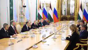 Putin, Filistin Devlet Başkanı Abbas ile görüştü