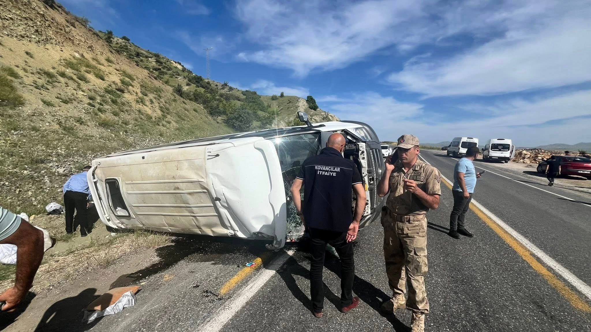 Elazığ'da feci kaza! 3'ü ağır 7 yaralı