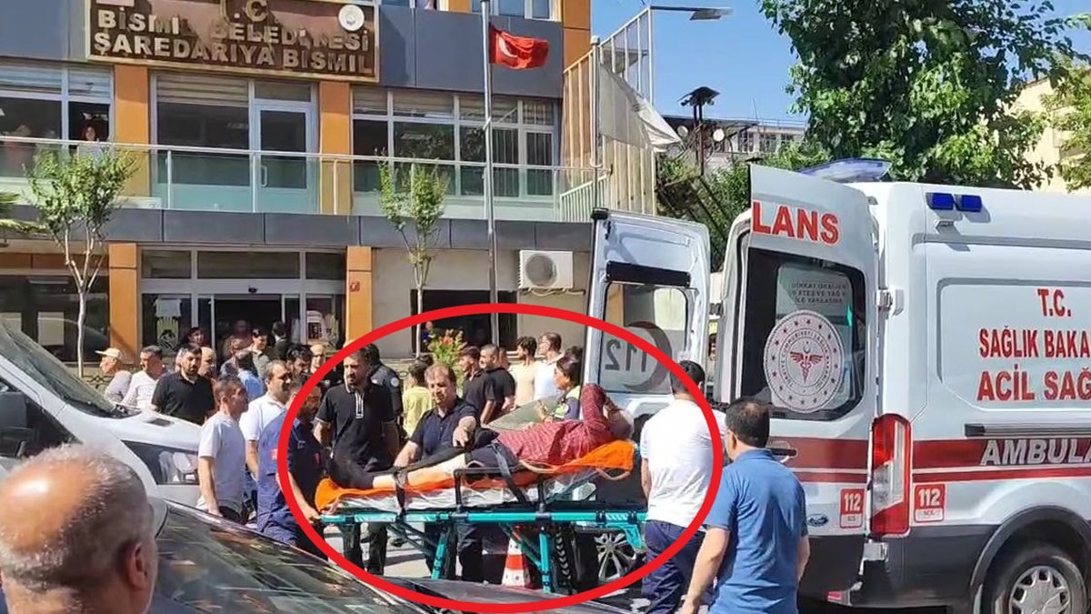 Belediye binasında korku dolu anlar: 1 yaralı