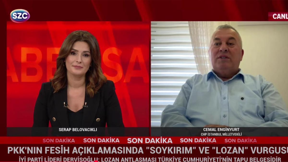 Cemal Enginyurt'tan canlı yayında çok sert Lozan tepkisi