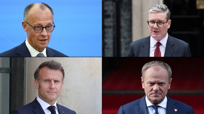 Avrupalı liderler ateşkes için Kiev'de