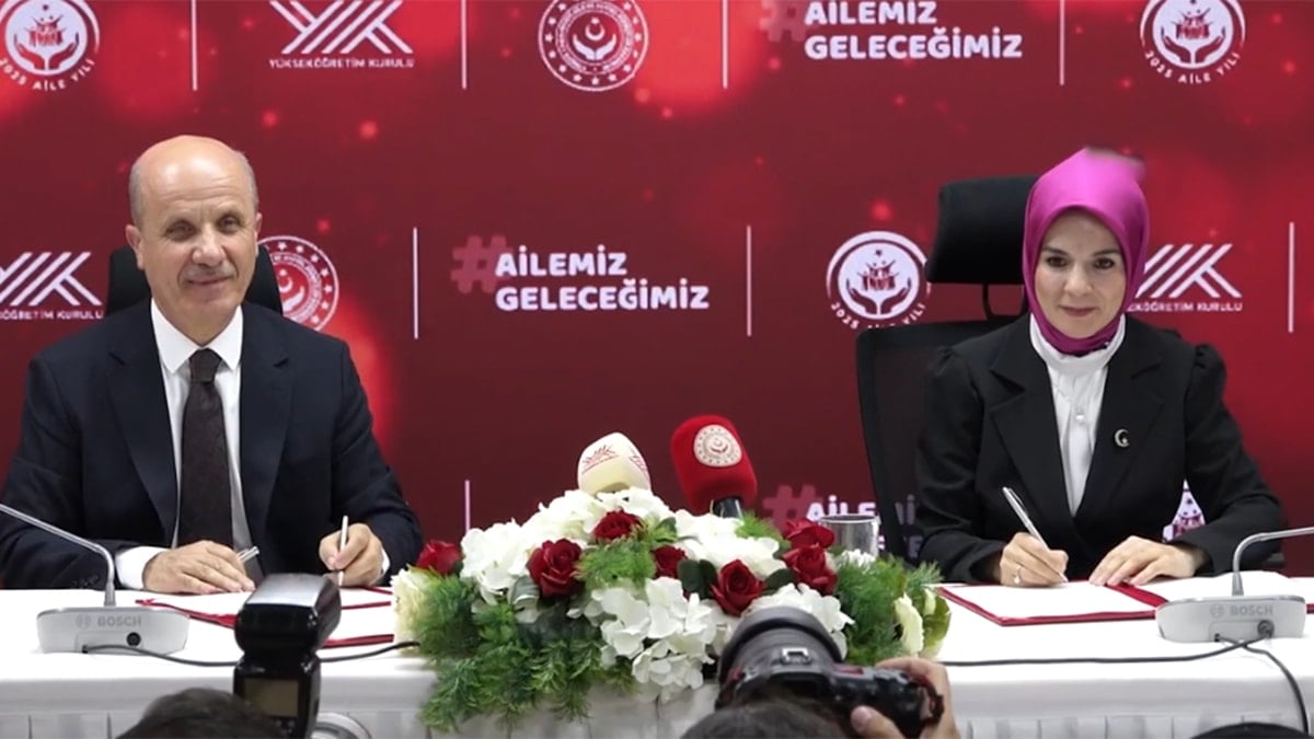 YÖK ile Aile ve Sosyal Hizmetler Bakanlığı arasında işbirliği