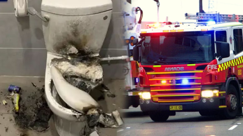 Klozet patladı genç adam kabusu yaşadı