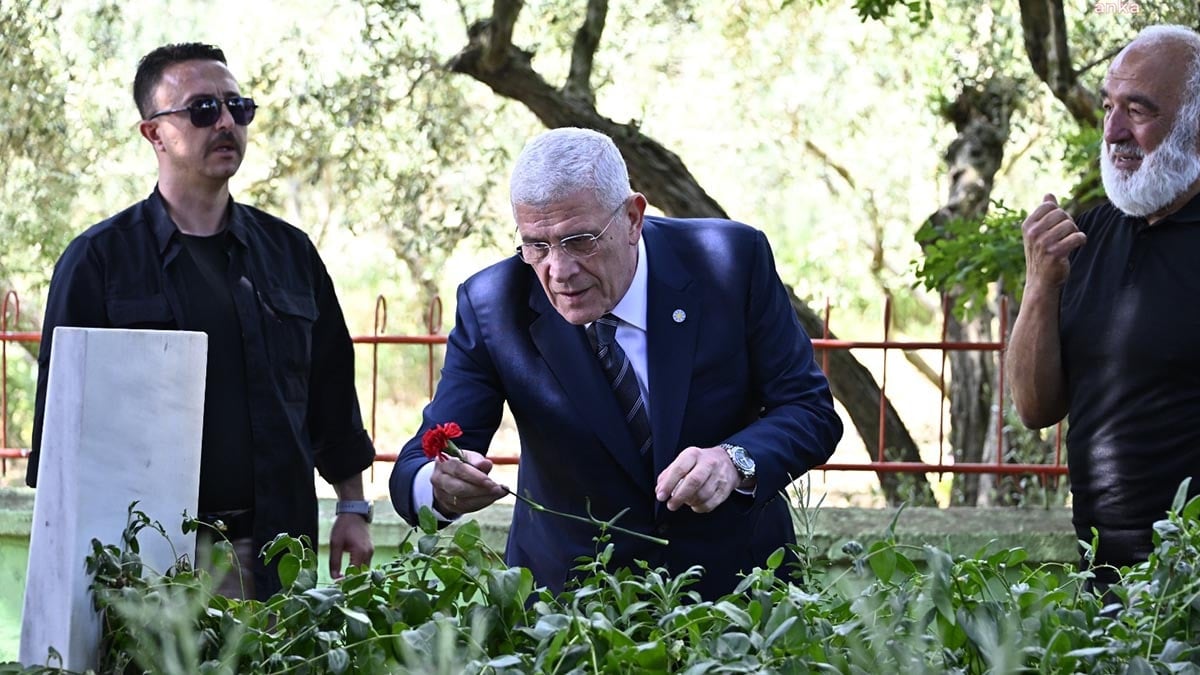 İYİ Parti lideri Dervişoğlu şehit kabrinde! 'Unutanın kanı kurusun'
