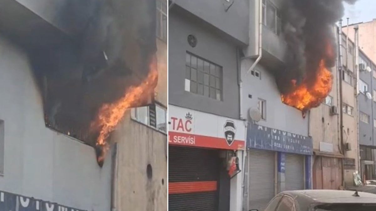 Kağıthane'de iş yerinde yangın: Ölü ve yaralı var