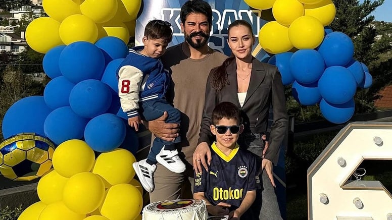 Fahriye Evcen ile Burak Özçivit'in oğlu Karan 6 yaşında