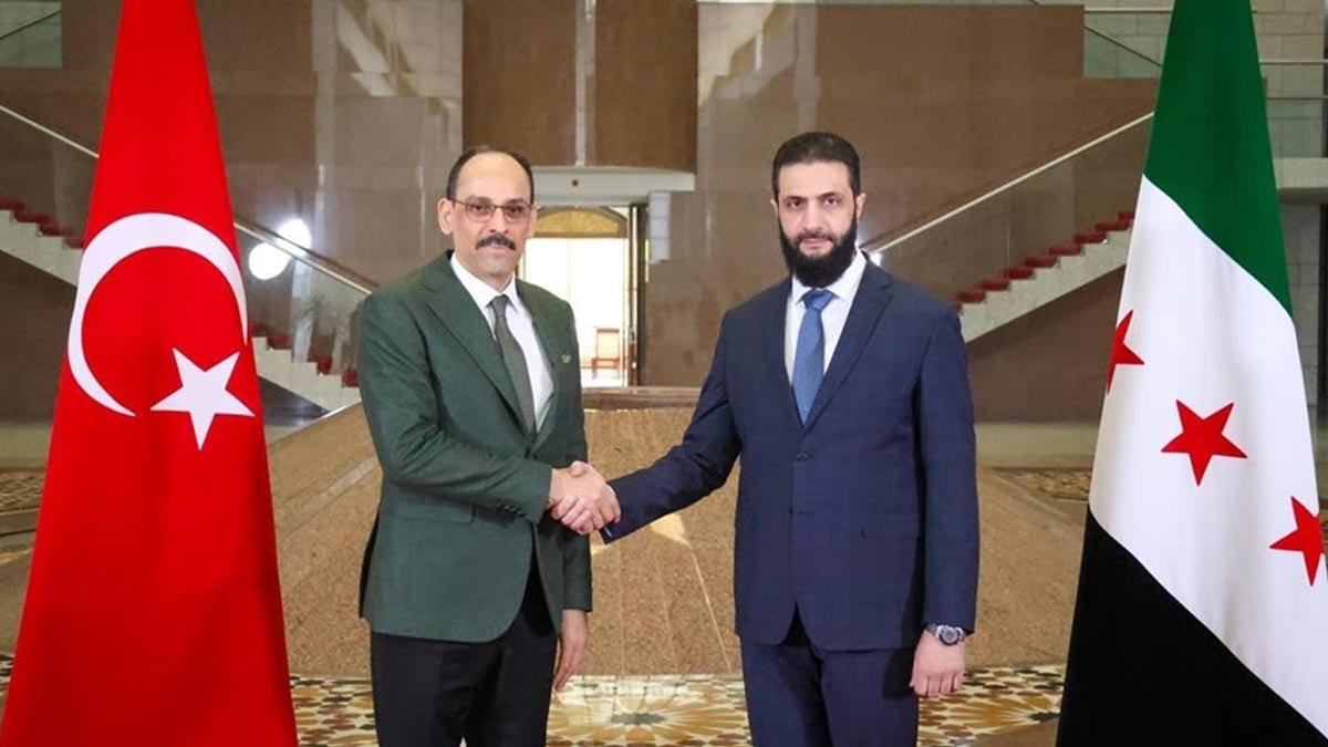 MİT Başkanı Kalın Suriye Devlet Başkanı Şara ile görüştü