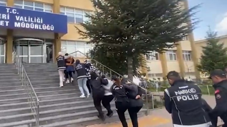 Kayseri’de uyuşturucu operasyonu: 22 kişi tutuklandı