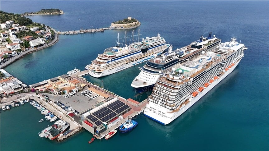Türkiye'de kruvaziyer turizmi rotasında ilk sıra Kuşadası'nın