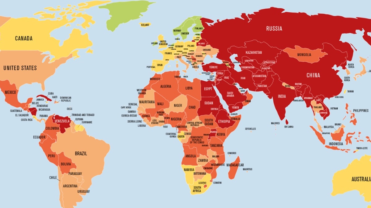 Her yıl biraz daha geriliyoruz: Türkiye 180 ülke arasında 159. oldu!