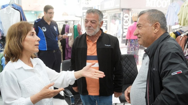 Belediye başkanı zabıtayla denetim yaptı