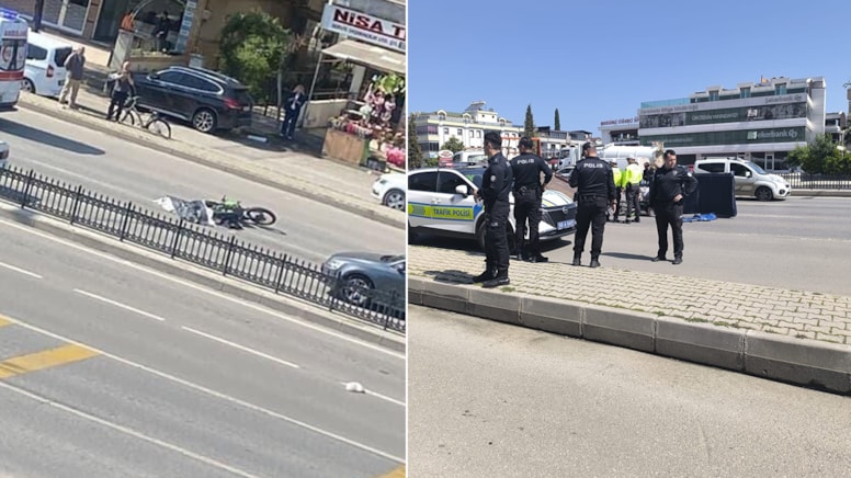 Sağından geçmeye çalıştığı TIR’a çarpan motosikletin sürücüsü öldü