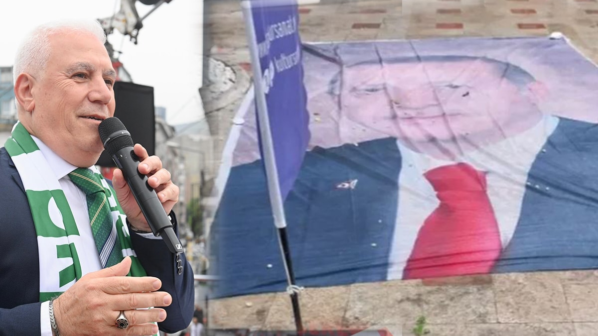 Erdoğan’ın posterinin yere serilmesine ilişkin CHP’li Başkandan açıklama: Tamamen kurgu bir olay