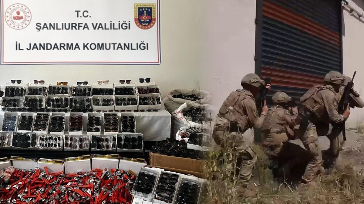 Yaz geldi, sahte gözlükler arttı! Şanlıurfa'da 34 milyonluk operasyon düzenlendi