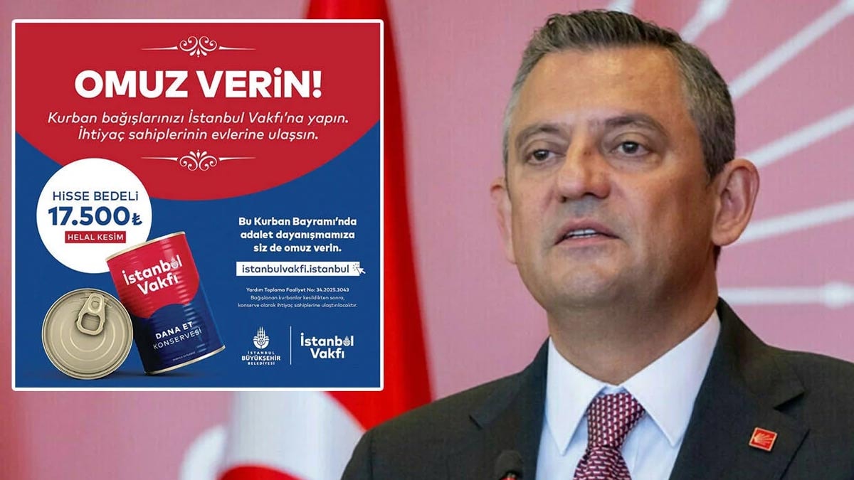 Özgür Özel Kurban Bayramı çağrısı! Hissesini o vakfa bağışlayacak