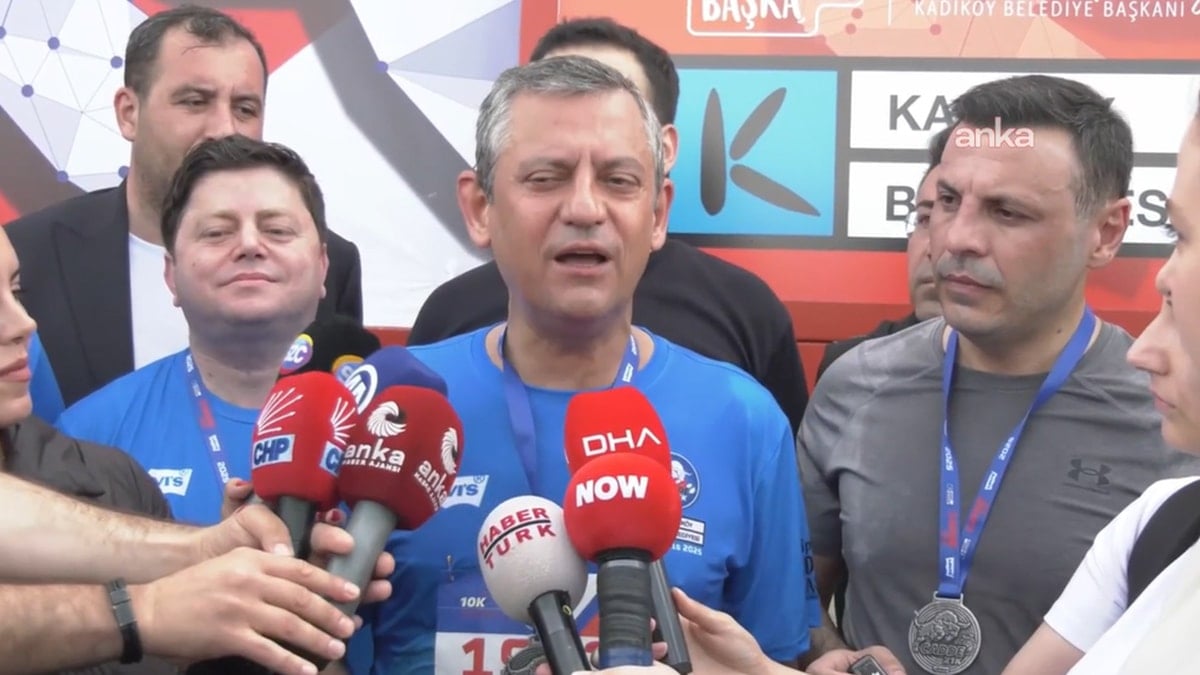 Özel 10 kilometre koştu, İmamoğlu mesajı verdi