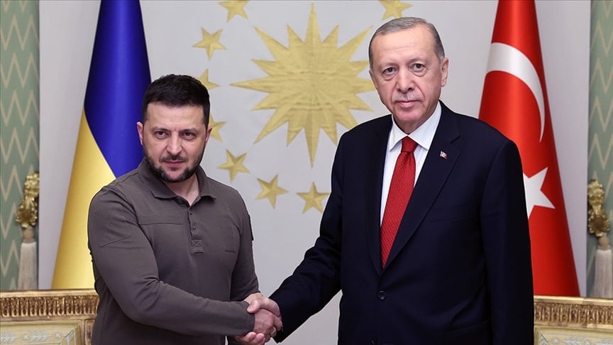Erdoğan, Volodimir Zelenskiy ile görüştü