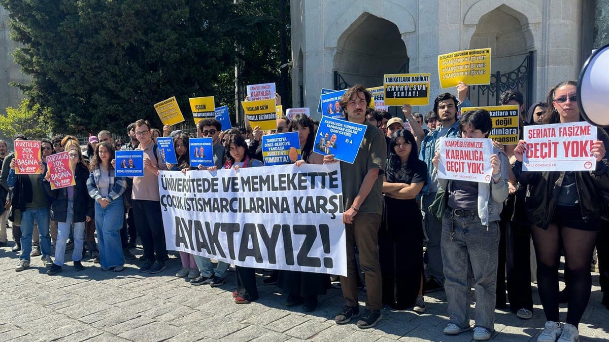Üniversite öğrencilerinden Boğaziçi’ne destek