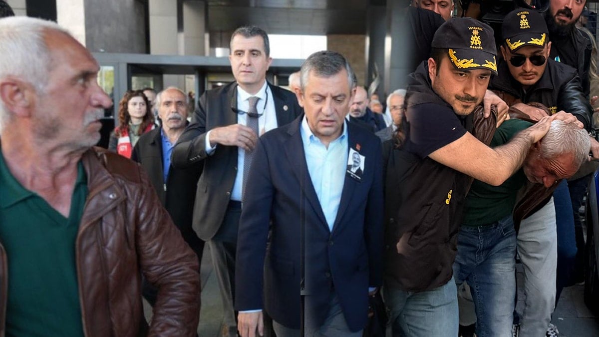Son Dakika... Özgür Özel'e yumruk atan saldırganın gözaltı görüntüleri ortaya çıktı