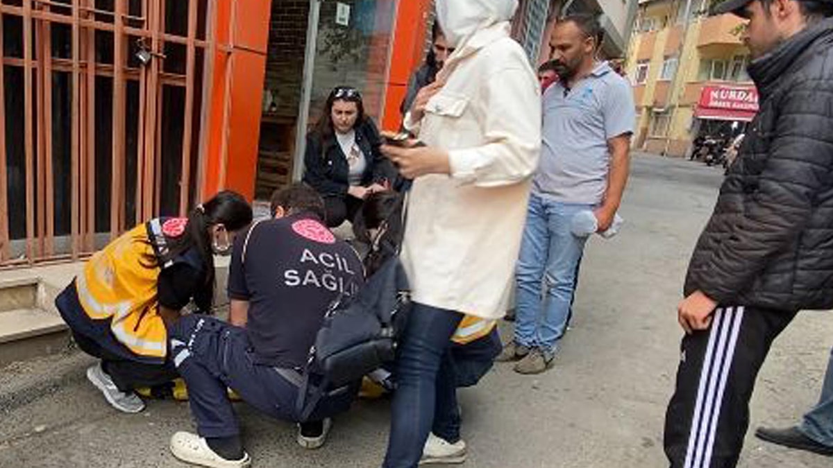 Tekirdağ'da 1'inci kattan düşen bebek yaralandı