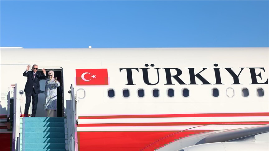 Erdoğan, Macaristan'a gitti