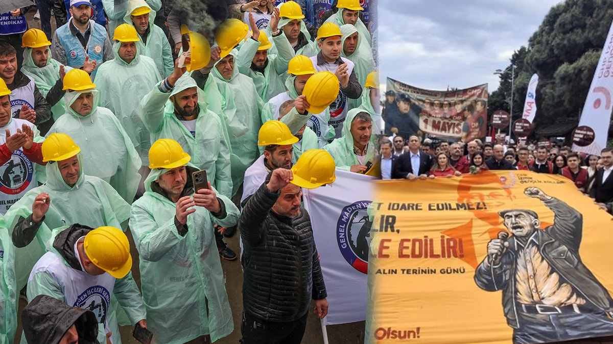 Sağanak, barikatlar ve yasaklar 1 Mayıs kutlamalarına engel olamadı!