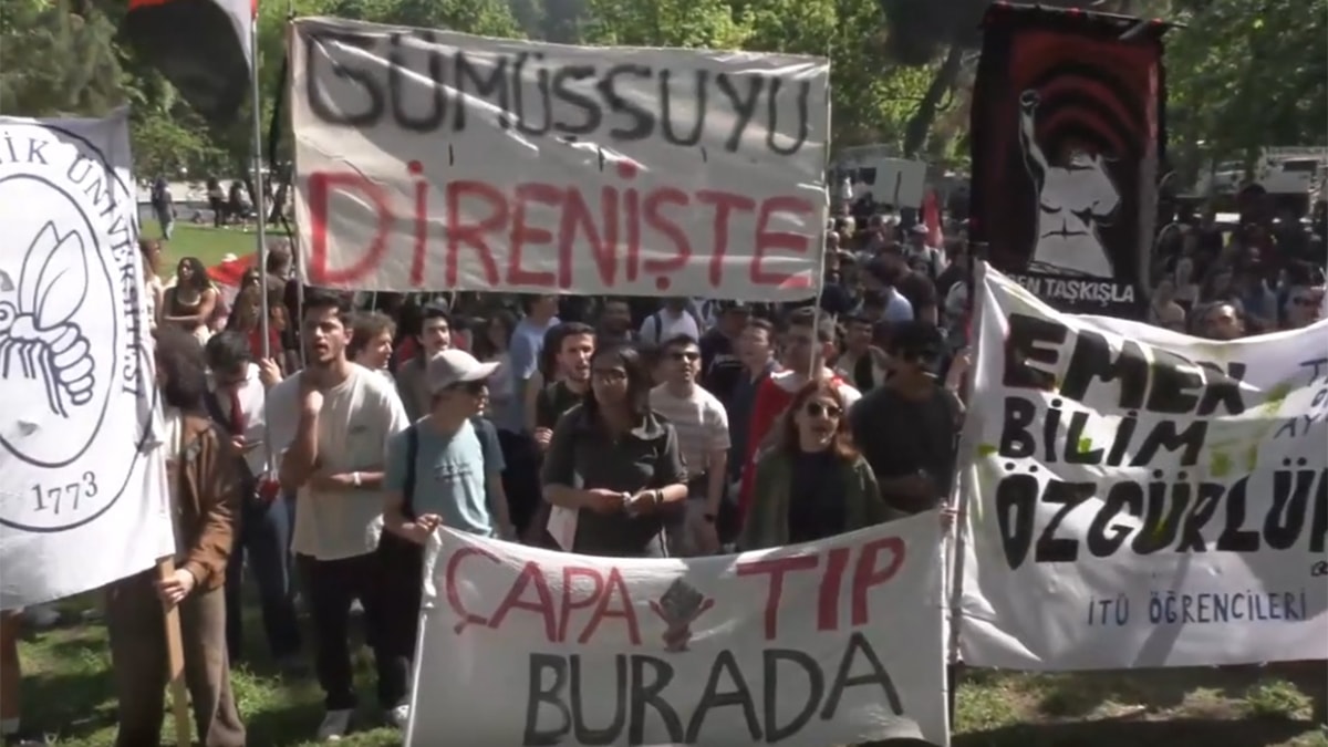 Üniversiteliler Maçka parkından seslendi: Gençler susmaz
