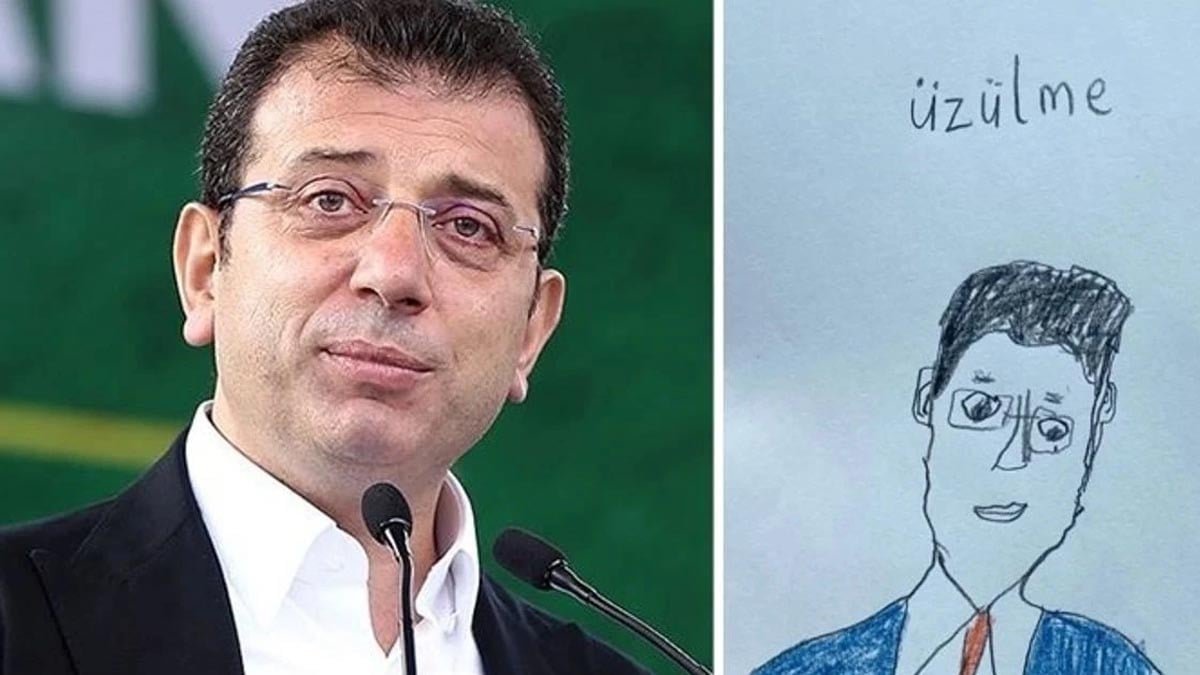 İmamoğlu çocukların çizimlerini paylaştı: 'En güçlü kaynağım'