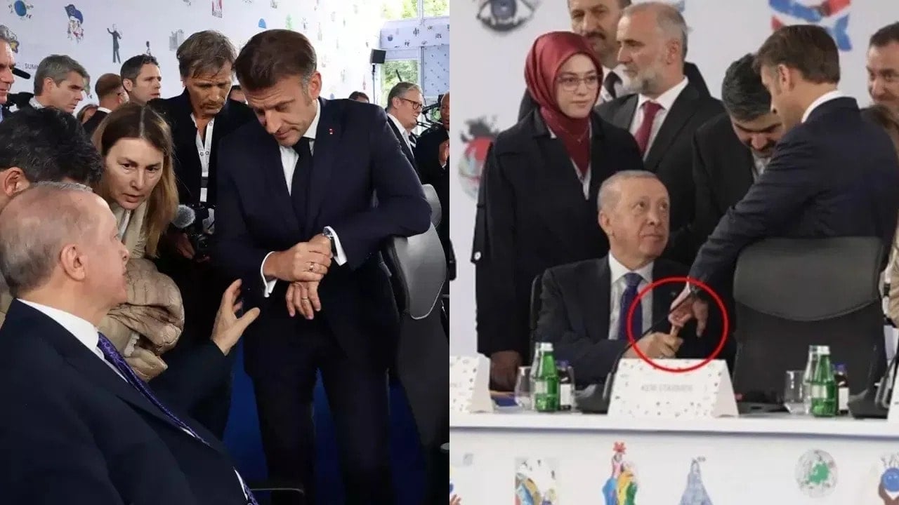 Erdoğan'ın Macron'a yaptığı hareket dünyanın dilinde! Rus vekil böyle yorumladı...