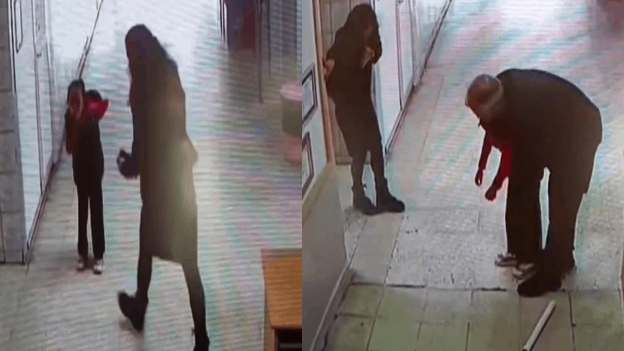 Heimlich manevrası yine hayat kurtardı: O anlar kamerada