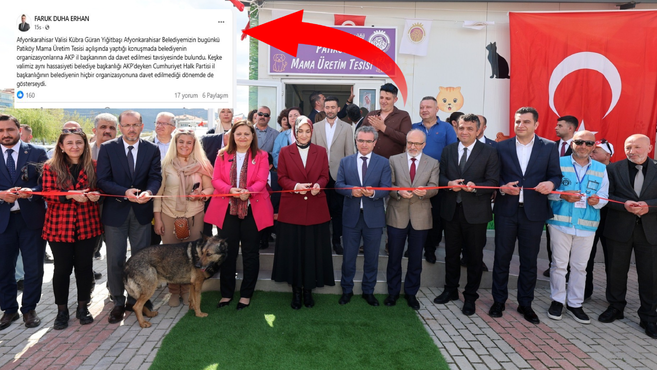 CHP’li Belediyenin programına AKP’nin davet edilmemesi Vali’ye dert oldu!