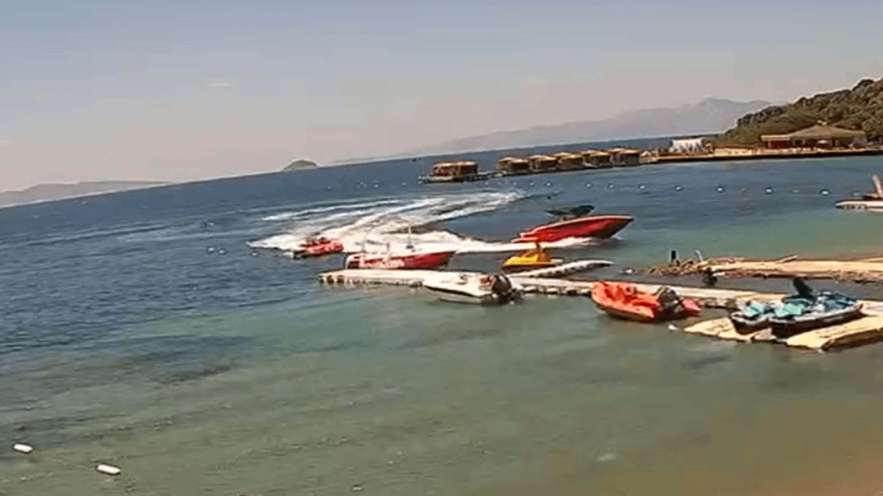 Denizde can pazarı: Turistler teknede felaketi yaşadı