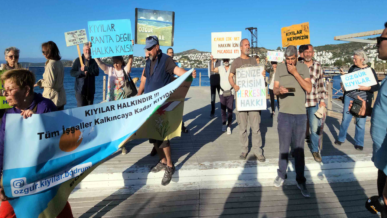 Ankaralı iş insanı halk plajını kapattı Bodrum ayağa kalktı