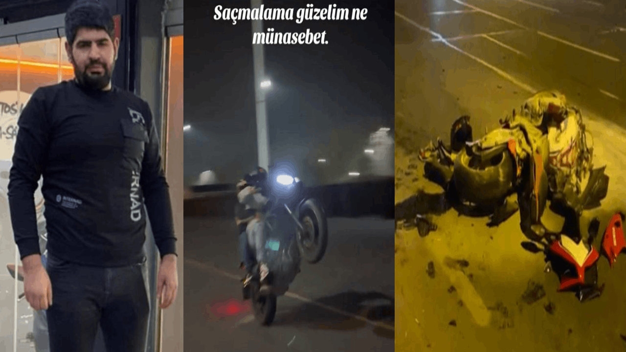 Fatih'teki genç motosikletli felaketi yaşadı!