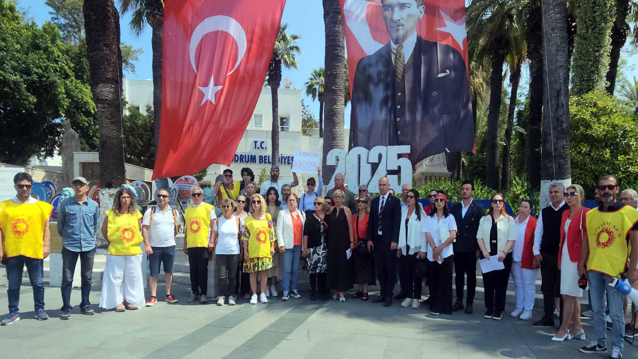 Bodrum’da velilerden “Öğrencime dokunma “ eylem ve basın açıklaması