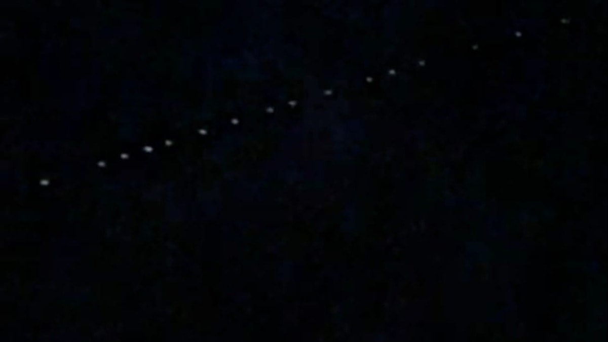 Diyarbakır’da Starlink uyduları görüntülendi