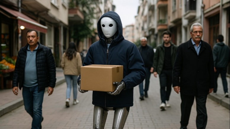 Kargo işine robotlar alındı: Kapınızı çalarlarsa bunu söyleyin
