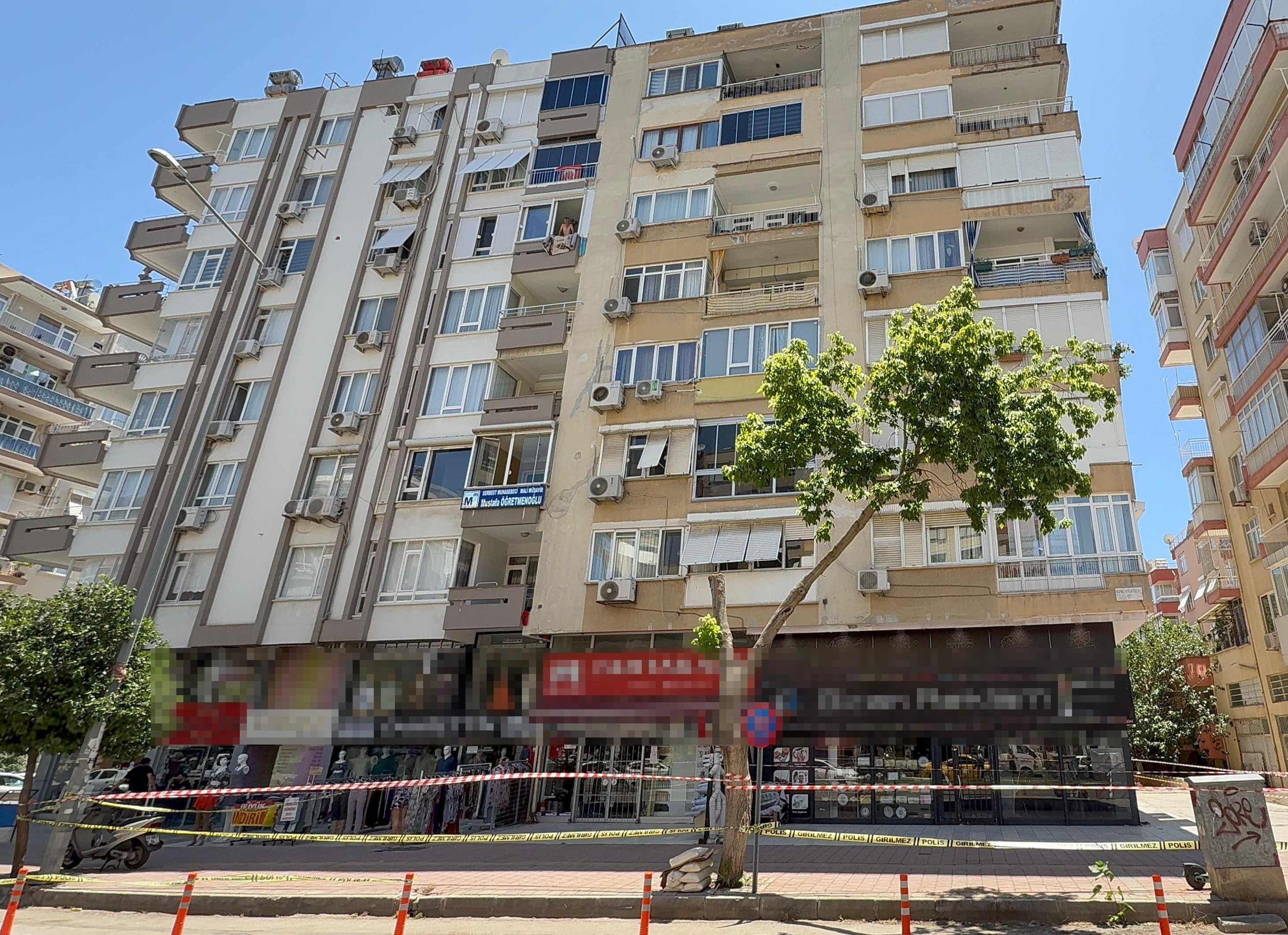Kolonu patlayan bina mühürlendi