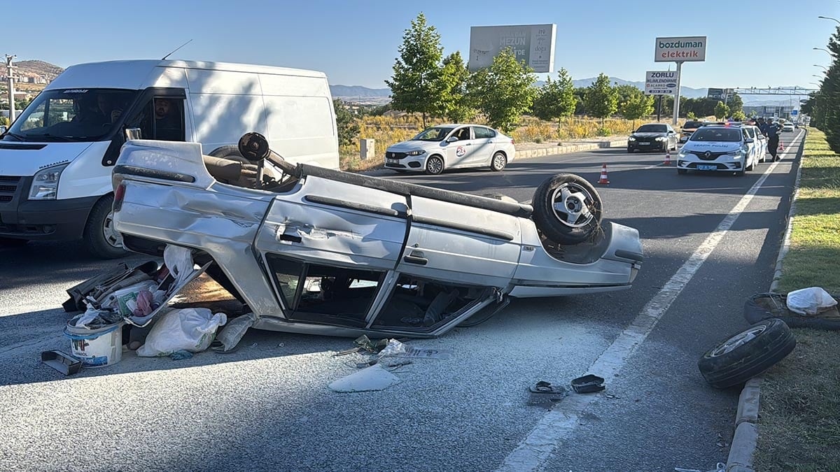 Elazığ’da beton mikseri ile otomobil çarpıştı: 4 yaralı