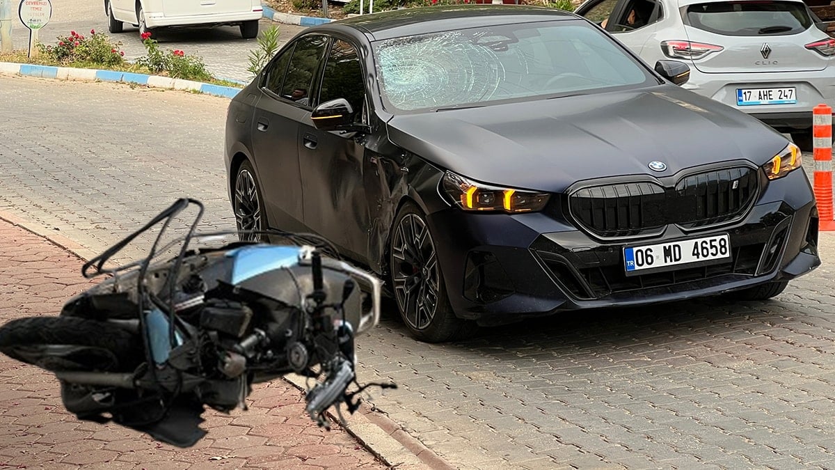 Antalya'da otomobil ile motosiklet çarpıştı! 2 kişi ağır yaralı
