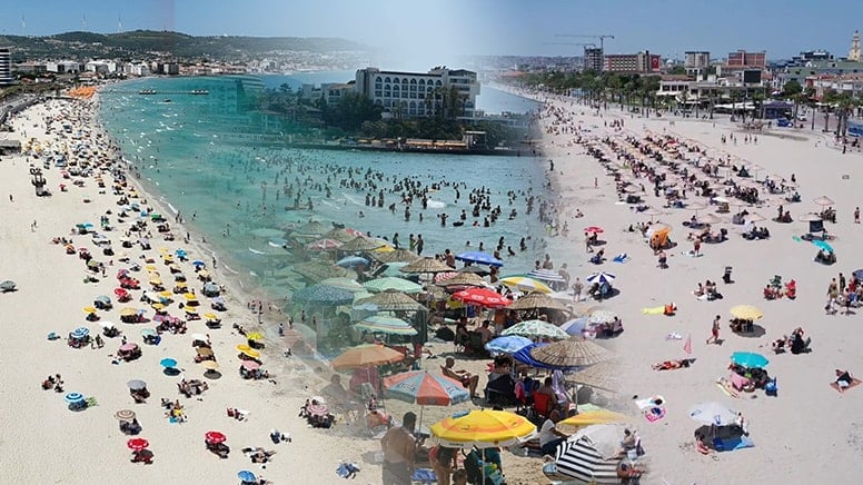 Bayramda serinlemek isteyenlerin uğrak yeri sahil ve plajlar oldu
