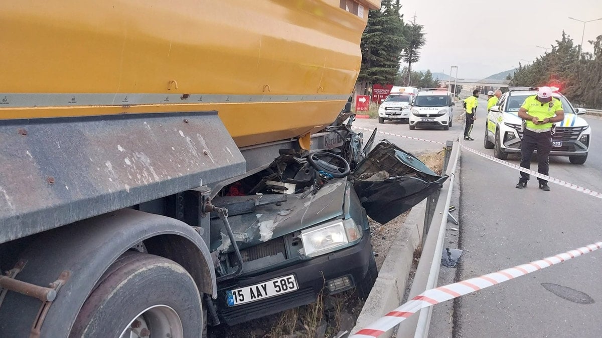 Bursa'da kaza: 1 ölü, 1 yaralı