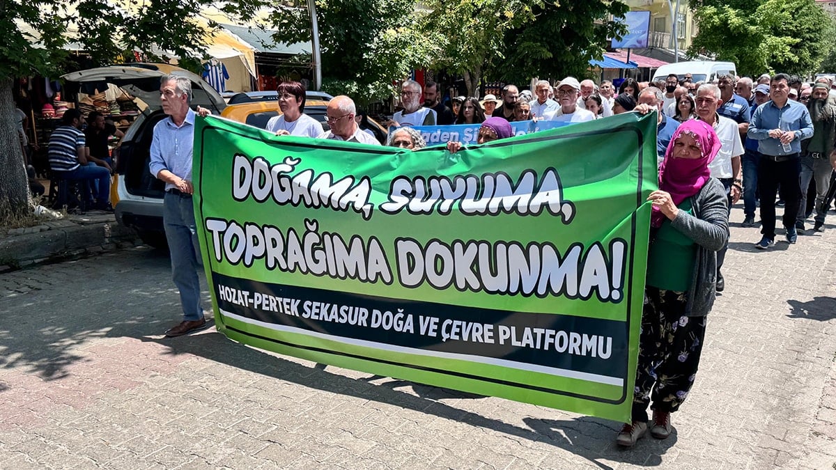 Tunceli ayakta! Köylüler Pomza Madeni projesine karşı yürüdü
