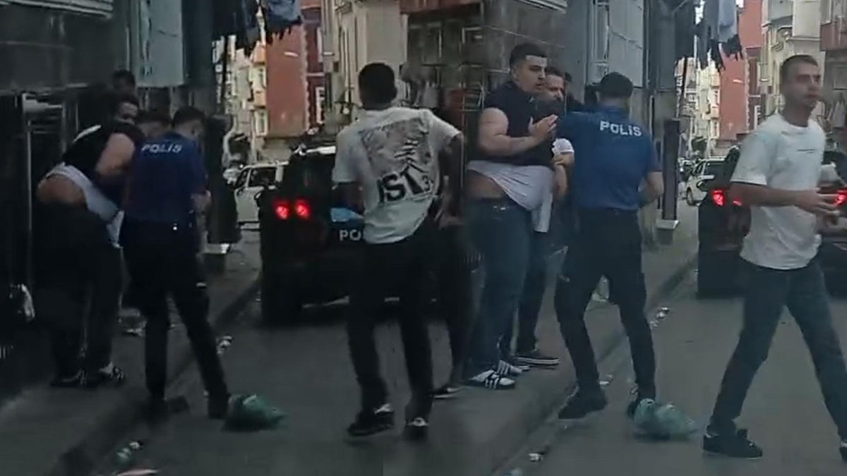Kayınbirader kaldırım taşıyla yeğenine saldırdı