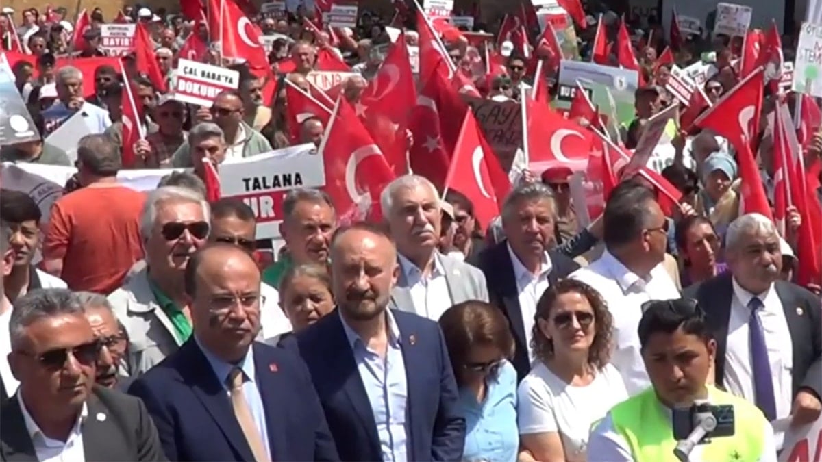 Çiftçi, köylü ve çevre gönüllüleri bir araya geldi: Maden istemiyoruz