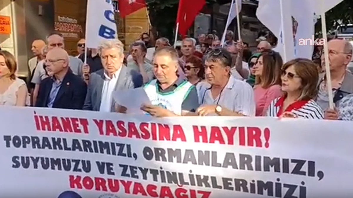 Zeytinlik düzenlemesi Samsun'da protesto edildi